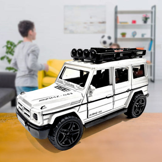 17748 Alloy Metal Pull Back Die-cast Car, Jeep Model Car Off Road Die cast Metal Pullback Toy car with Doors Open Boys Gifts Toys for Kids Age 3+ Years (Pack of 1)