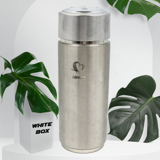 6970 Hot and Cold Stainless Steel Thermos Water Bottle Easy to Carry | Rust & Leak Proof | Tea | Coffee | Office| Gym | Home (350ml)