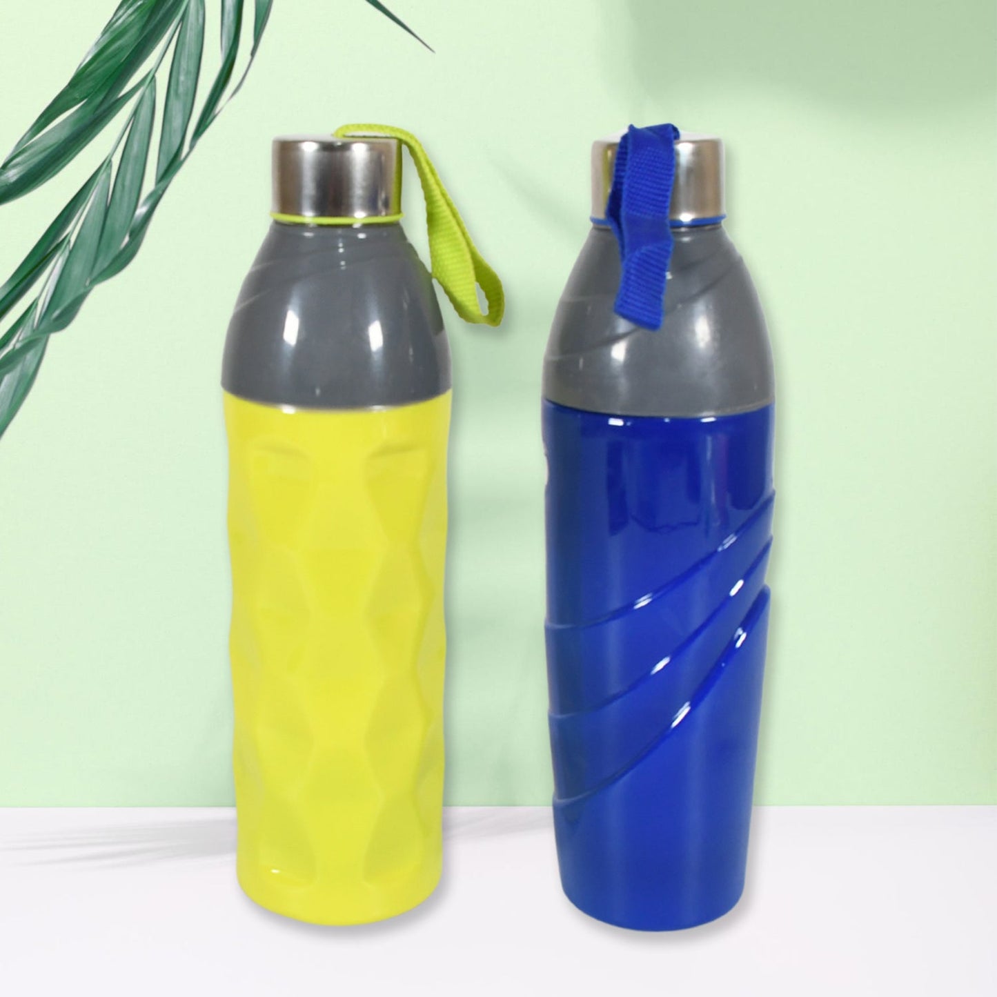 Plastic Sports Insulated Water Bottle with Dori Easy to Carry High Quality Water Bottle, BPA-Free & Leak-Proof! For Kids' School, For Fridge, Office, Sports, School, Gym, Yoga (1 Pc / Multi Color)