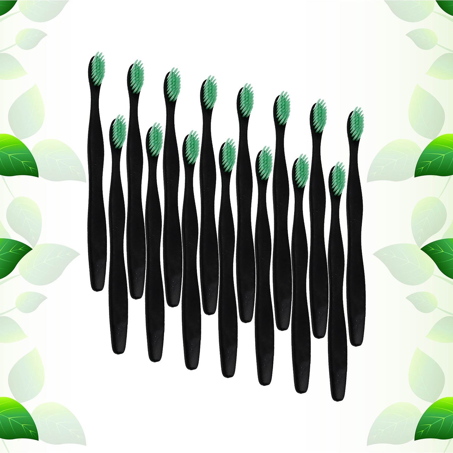 13051 Soft Toothbrush With Plastic Round Box for Men and Women, Kids, Adults Plastic Toothbrush (15 pcs Set / Mix Color)