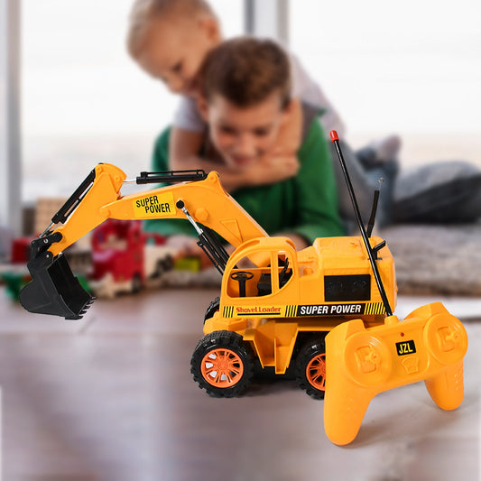 17925 Plastic JCB Construction Toy Remote Control JCB Toys for Kids Boys, Super Power Remote Control JCB Truck Construction Toy (1 Set)