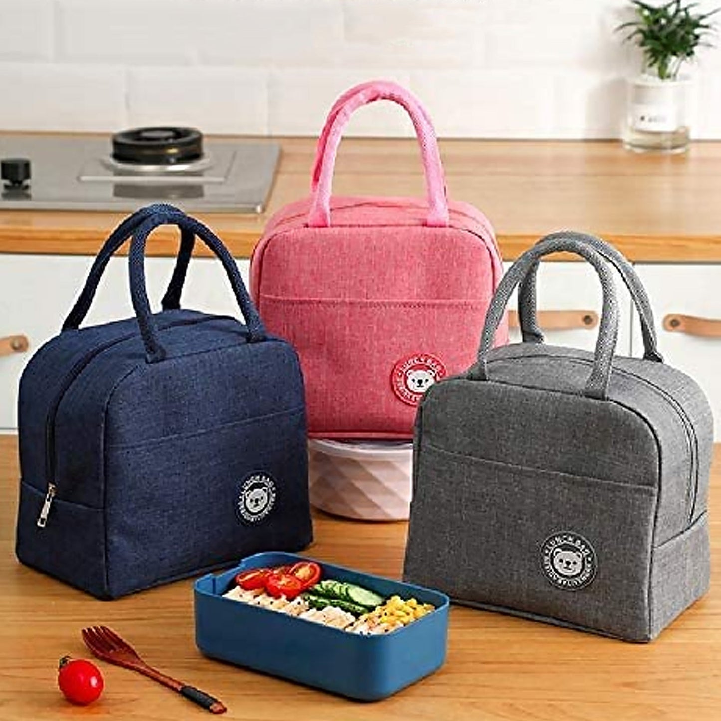 17766 Lunch/Tote Bag for Women, Lunch Bag Women, Lunch Box Lunch Bag for Women Adult Men, Small Leakproof Cute Lunch Boxes for Work Office Picnic or Travel