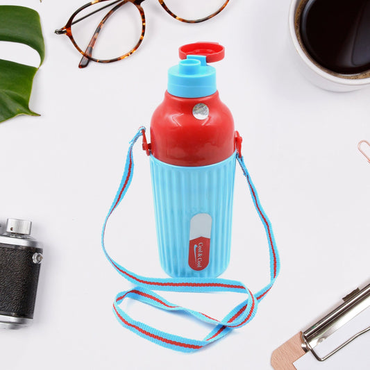 0400 Plastic Sports Insulated Water Bottle with Dori Easy to Carry High Quality Water Bottle, BPA-Free & Leak-Proof! for Kids' School, For Fridge, Office, Sports, School, Gym, Yoga (1 Pc / 500ML)