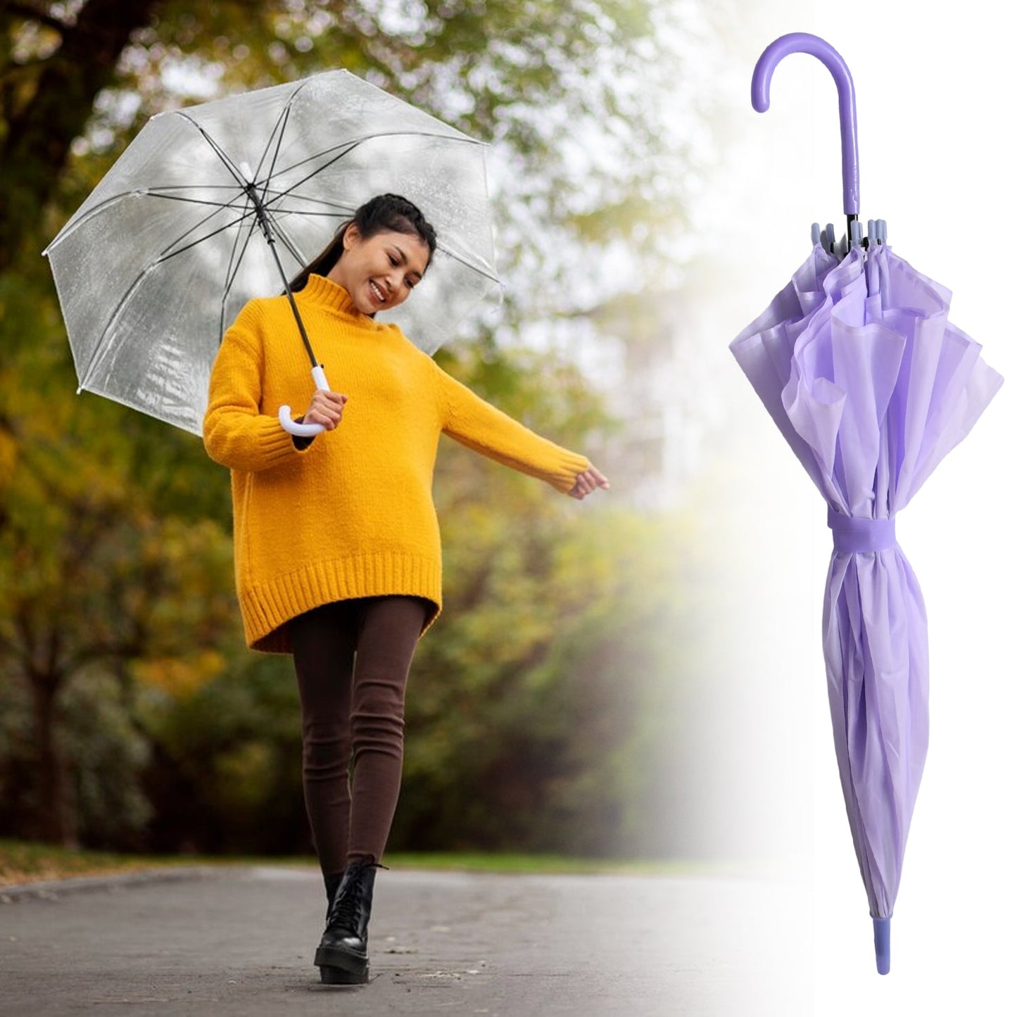 12741 Beautiful Umbrella Summer Sun and Rain Protection Foldable Cute Umbrella || UV Protection Rain Sun Umbrella || Travel Accessories || Umbrella for Children, Girls, and Boys (1 Pc) 