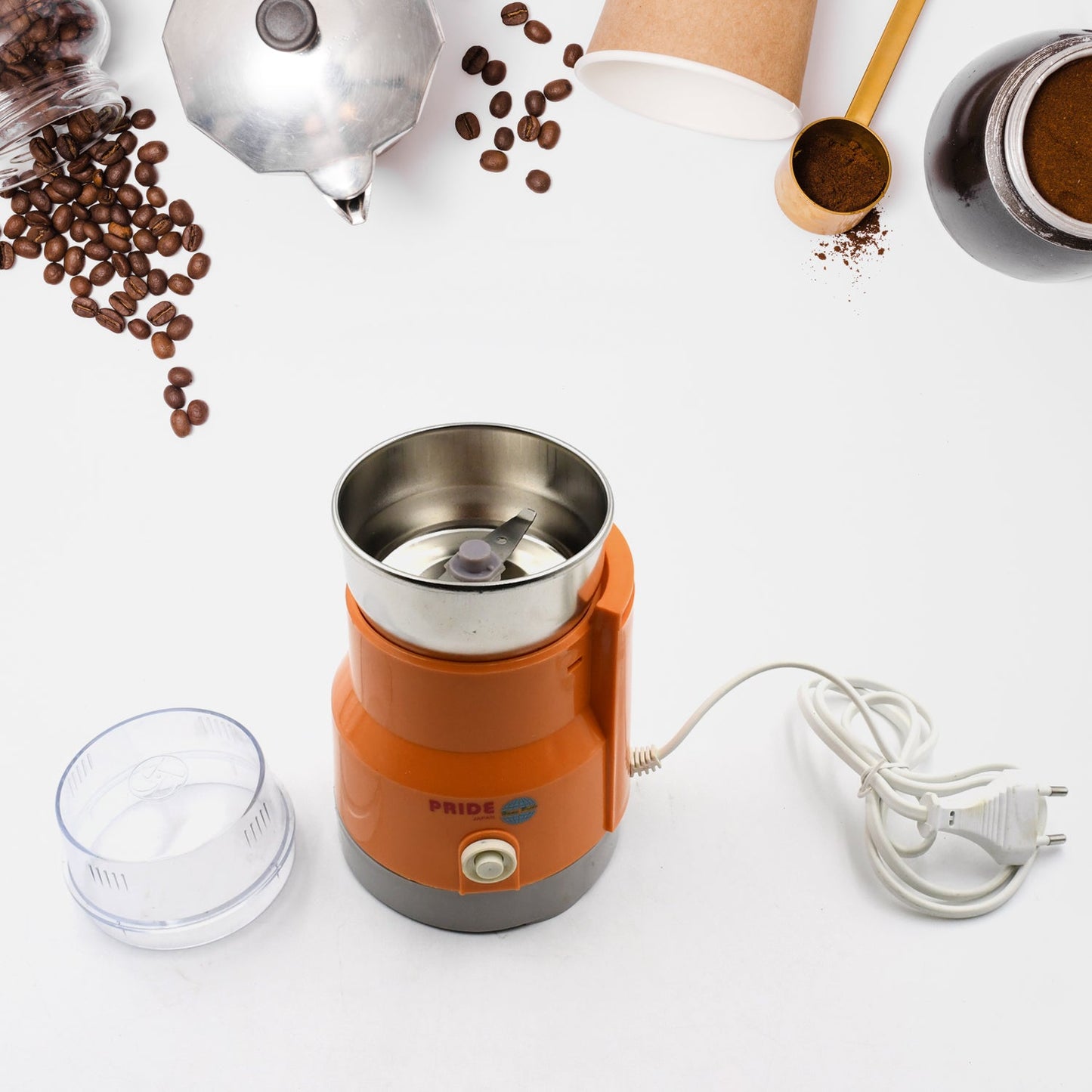 5884 Multi Function Small Food Grinder Grain Grinder, Portable Coffee Bean Seasonings Spices Mill Powder Machine Small Kitchen Appliances for Home and Office