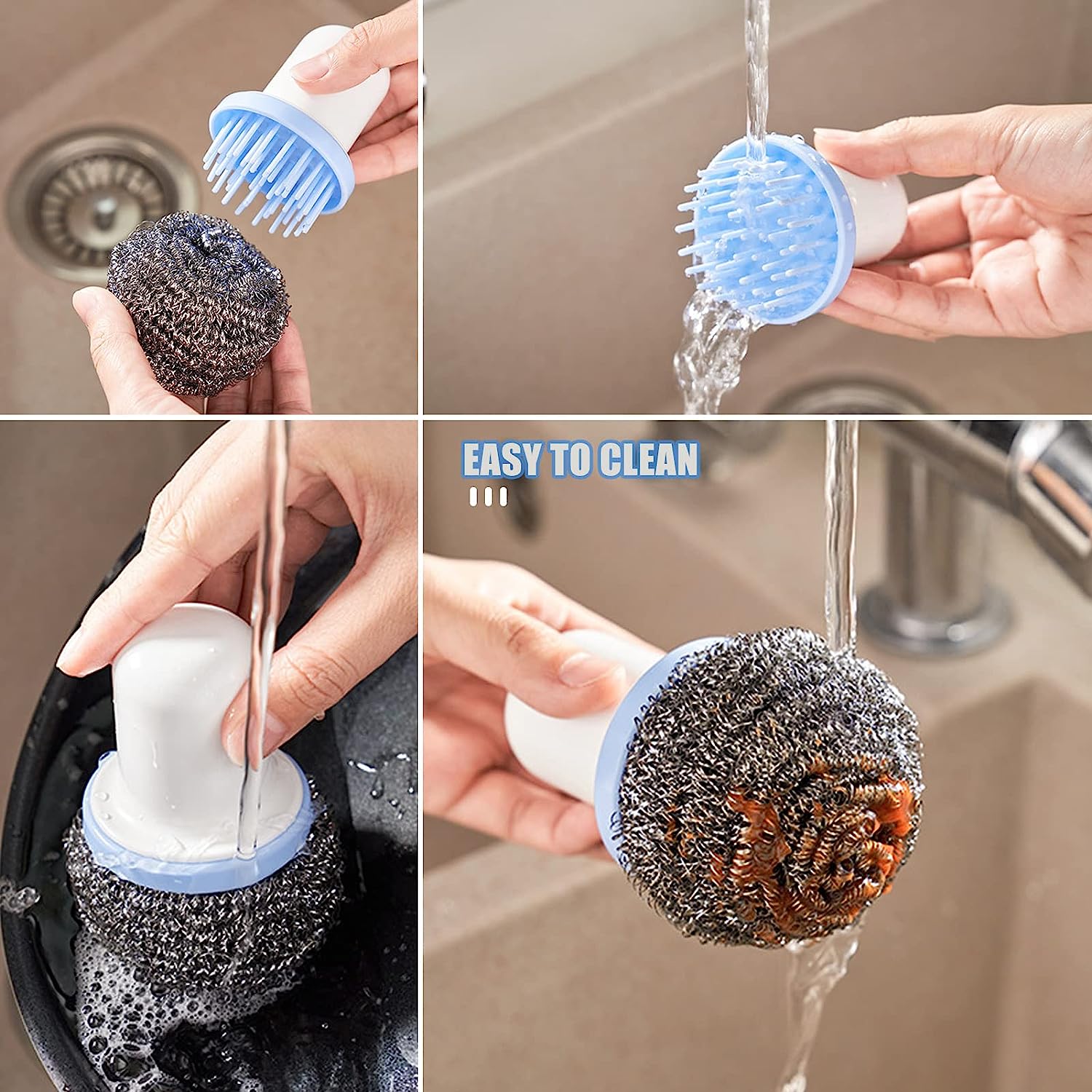 5214 Dish Brush Multifunctional Palm Brush for Dish Kitchen Sink Pot Pan - Dish Scrub Brush Small Cleaning Brush Dish Scrubber Brush Cleaning Brushes for Household Use 