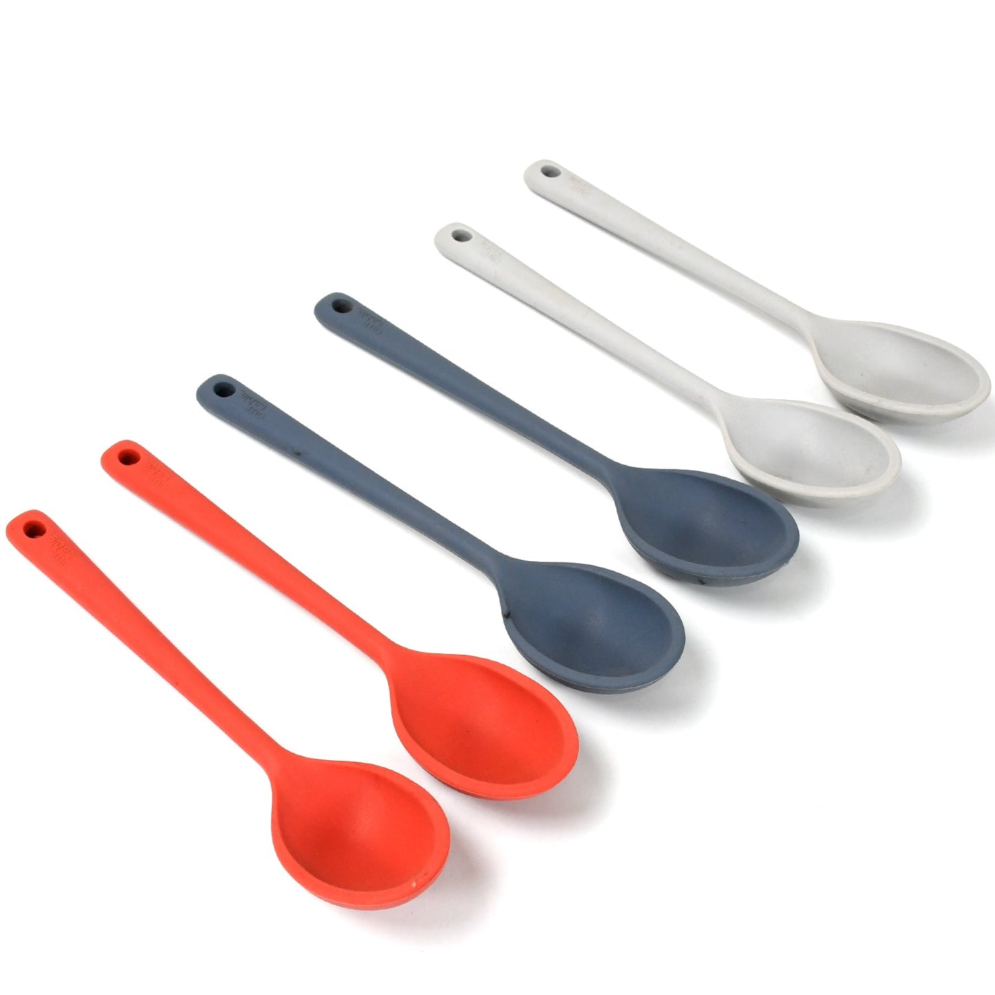 Multipurpose Silicone Spoon, Silicone Basting Spoon Non-Stick Kitchen Utensils Household Gadgets Heat-Resistant Non Stick Spoons Kitchen Cookware Items For Cooking and Baking (6 Pcs Set)