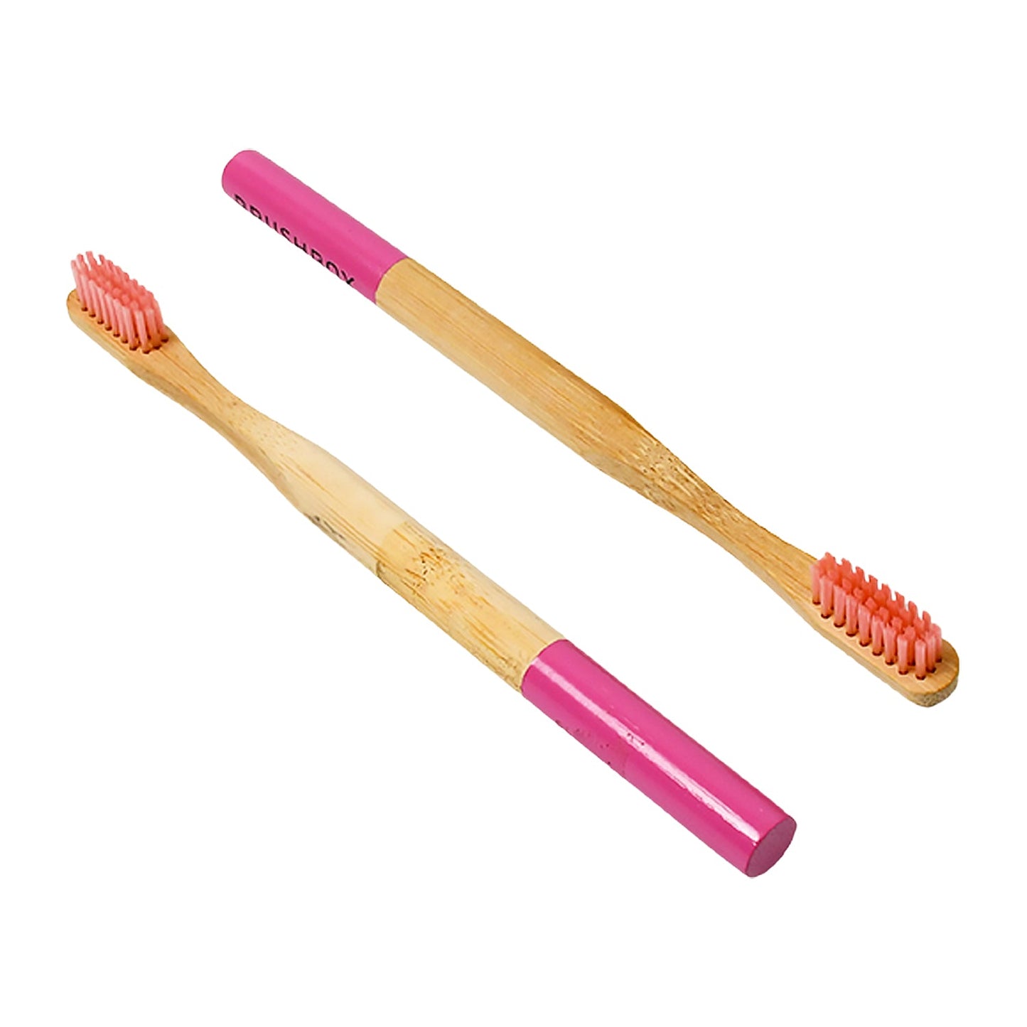 13016 Bamboo Wooden Toothbrush Soft Bristles Toothbrush Wooden Child Bamboo Toothbrush Biodegradable Manual Toothbrush for Adult, Kids (2 Pc With Cover)