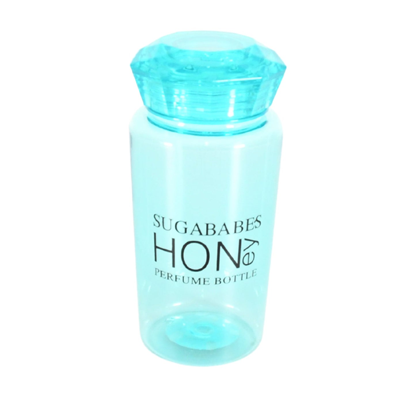 12696 Small Diamond Water Bottle, Creative Candy Color Transparent Plastic Bottle, Water Bottles Plastic Perfume Design Water Bottles For Fridge, Office, Sports, School, Gym, Yoga (1 Pc)