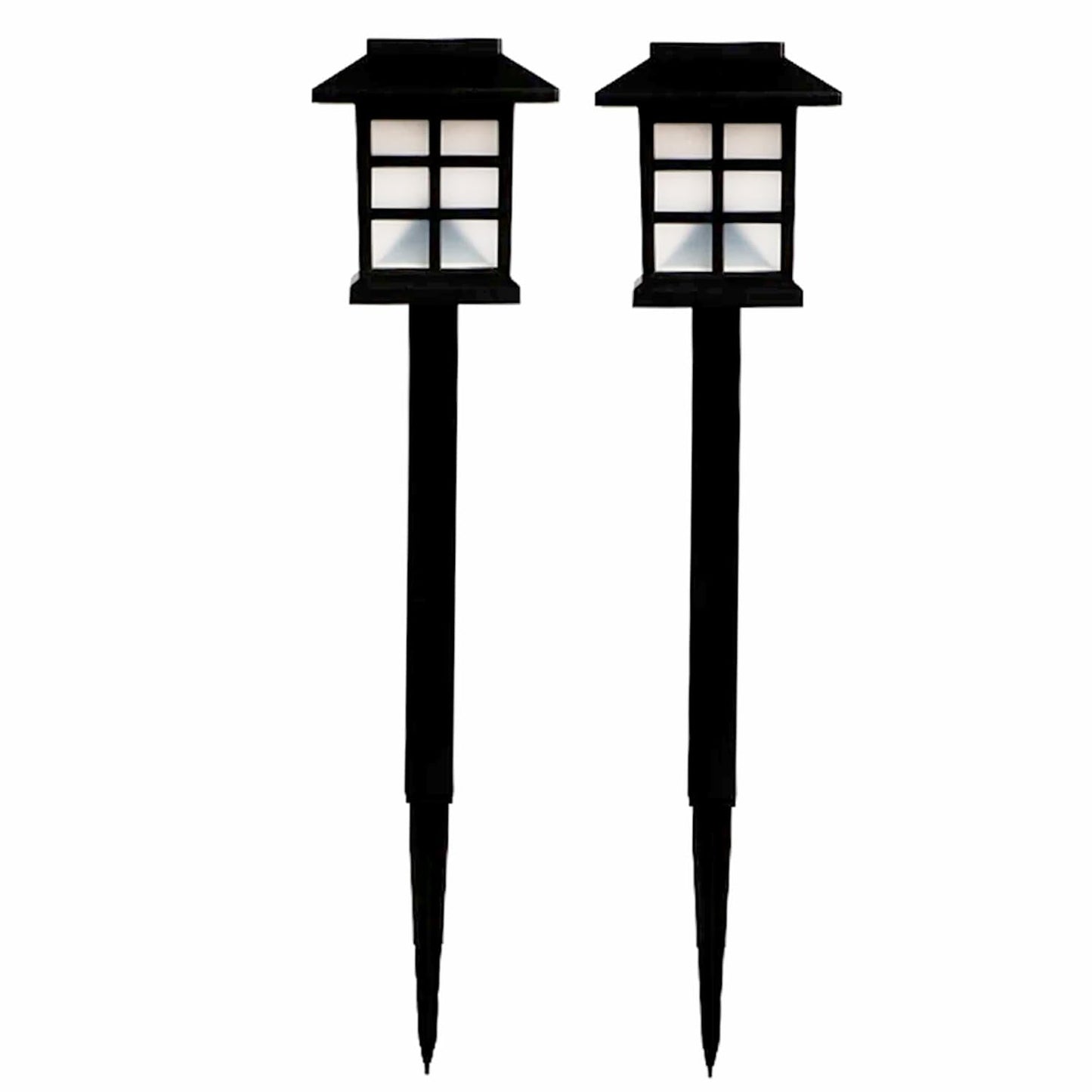 13021 Solar Garden Lights, Outdoor Solar Landscape Lights, Waterproof Outdoor Solar Lights Walkway for Patio, Lawn, Yard, and Landscape (Pack of 2)