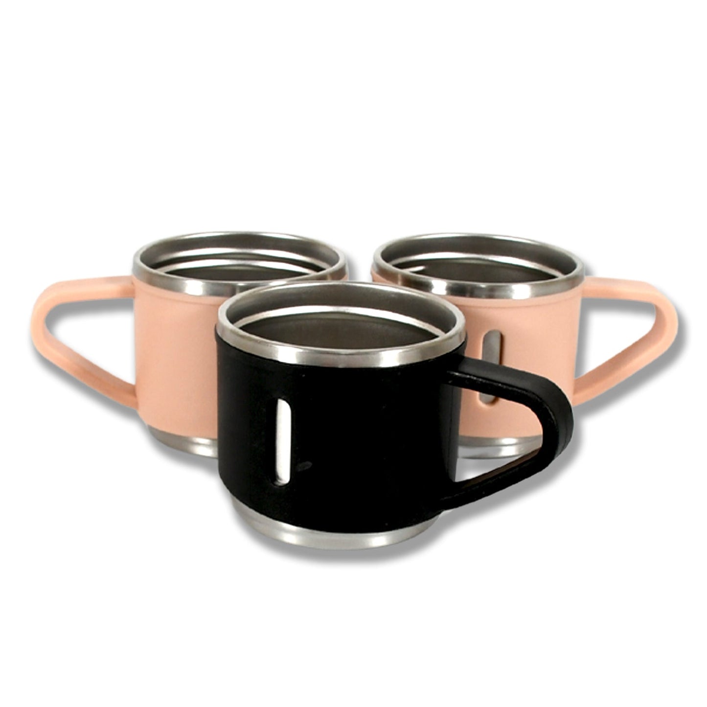 Stainless Steel Vacuum Coffee / Tea Cup, Tea Mug Hot Insulated Double Wall Stainless Steel, Coffee, and Milk Cup with Handle Easy To Carry: Coffee Cup (1 Pc / 3 pc / 6 pc)