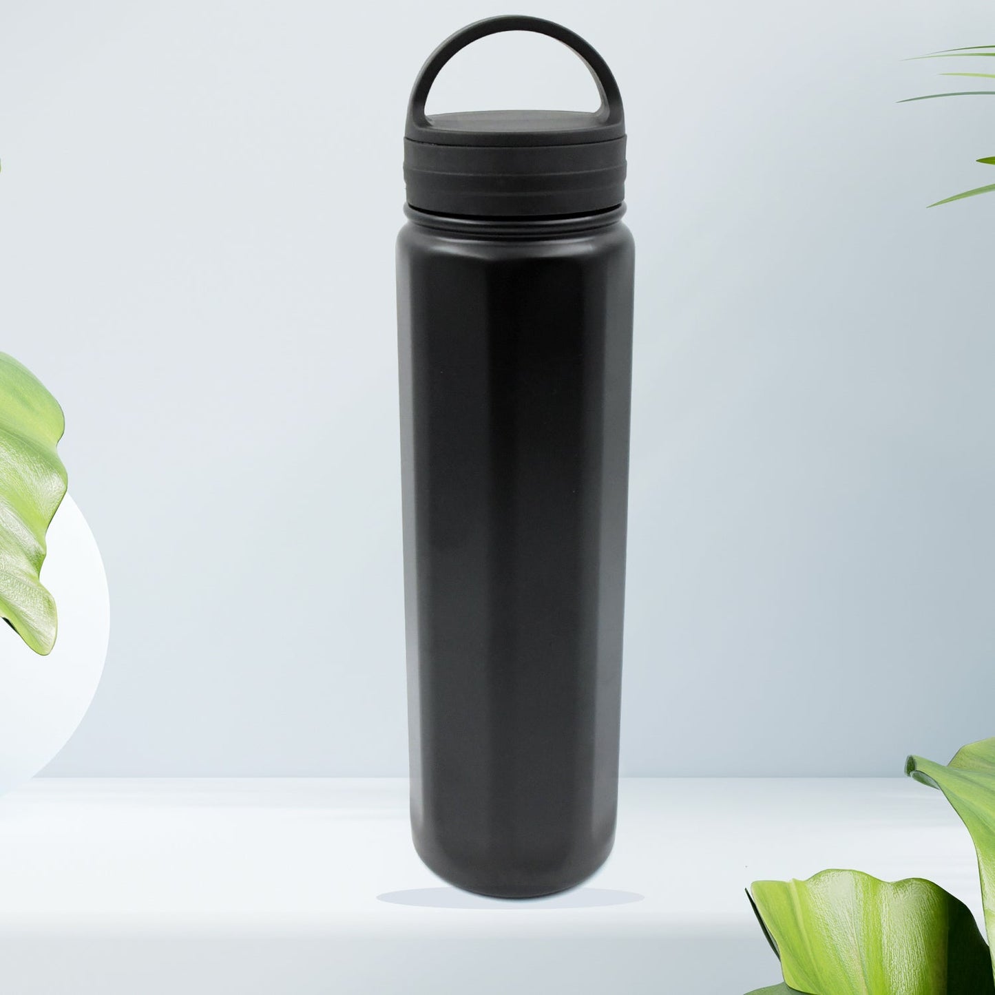 12526 Vacuum Stainless Steel Water Bottle With Carry Handle, Fridge Water Bottle, Leak Proof, Rust Proof, Cold & Hot | Leak Proof | Office Bottle | Gym | Home | Kitchen | Hiking | Trekking | Travel Bottle (550 ML )