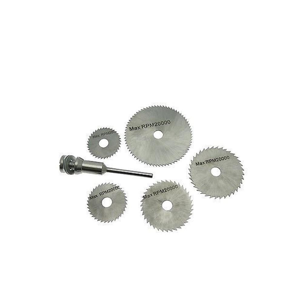 408 -6pcs Metal HSS Circular Saw Blade Set Cutting Discs for Rotary Tool 