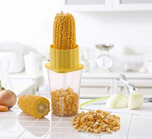 2320 Multi Use Plastic Corn Stripper Cob Remover Bowl 