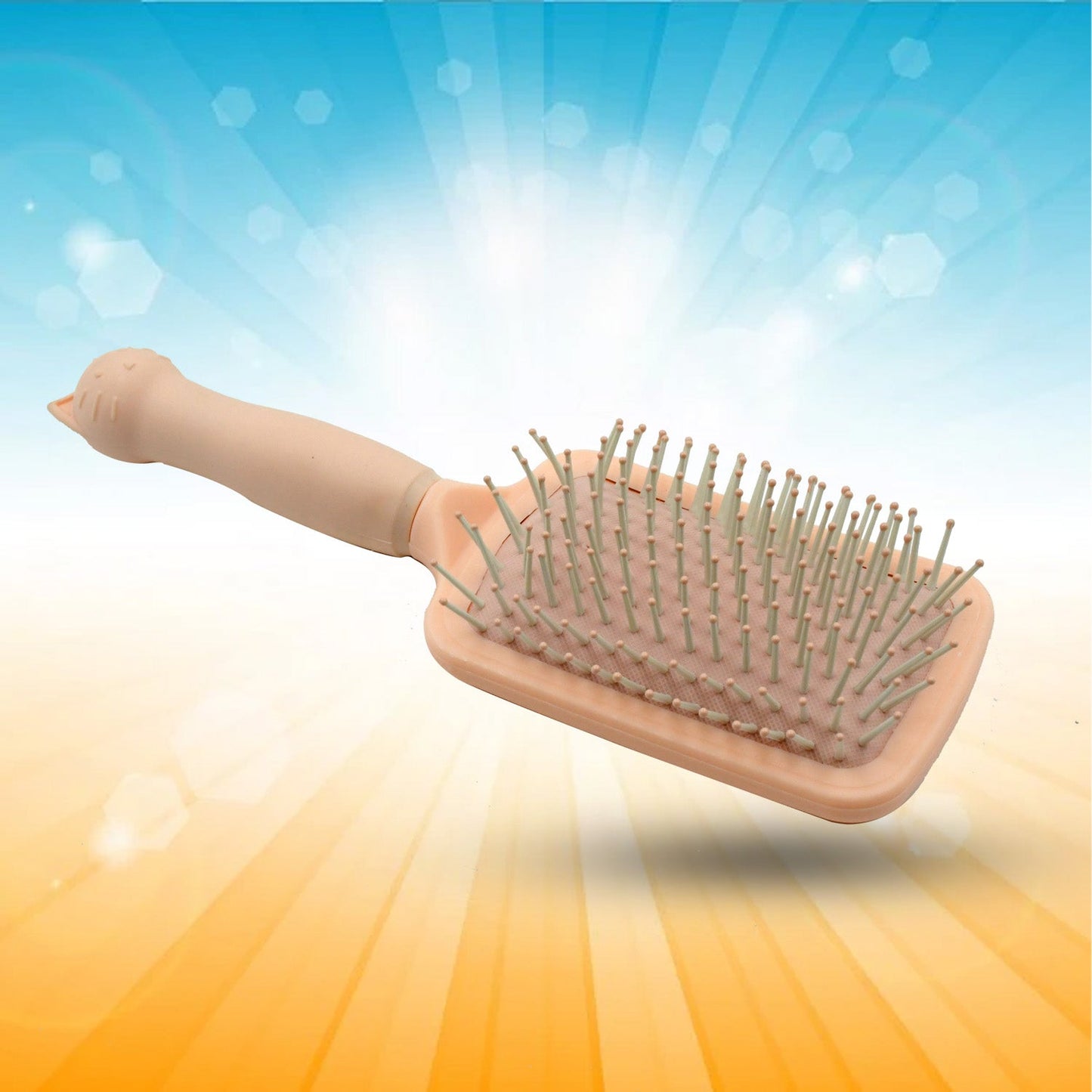 12547 Massage Comb, Massage Hair Brush Ergonomic Matt Disappointment for Straight Curly Hair Cushion Curly Hair Comb For Detangling Professional Comb For Men And Women for All Hair Types, Home Salon DIY Hairdressing Tool  (1 Pc / 24 Cm)