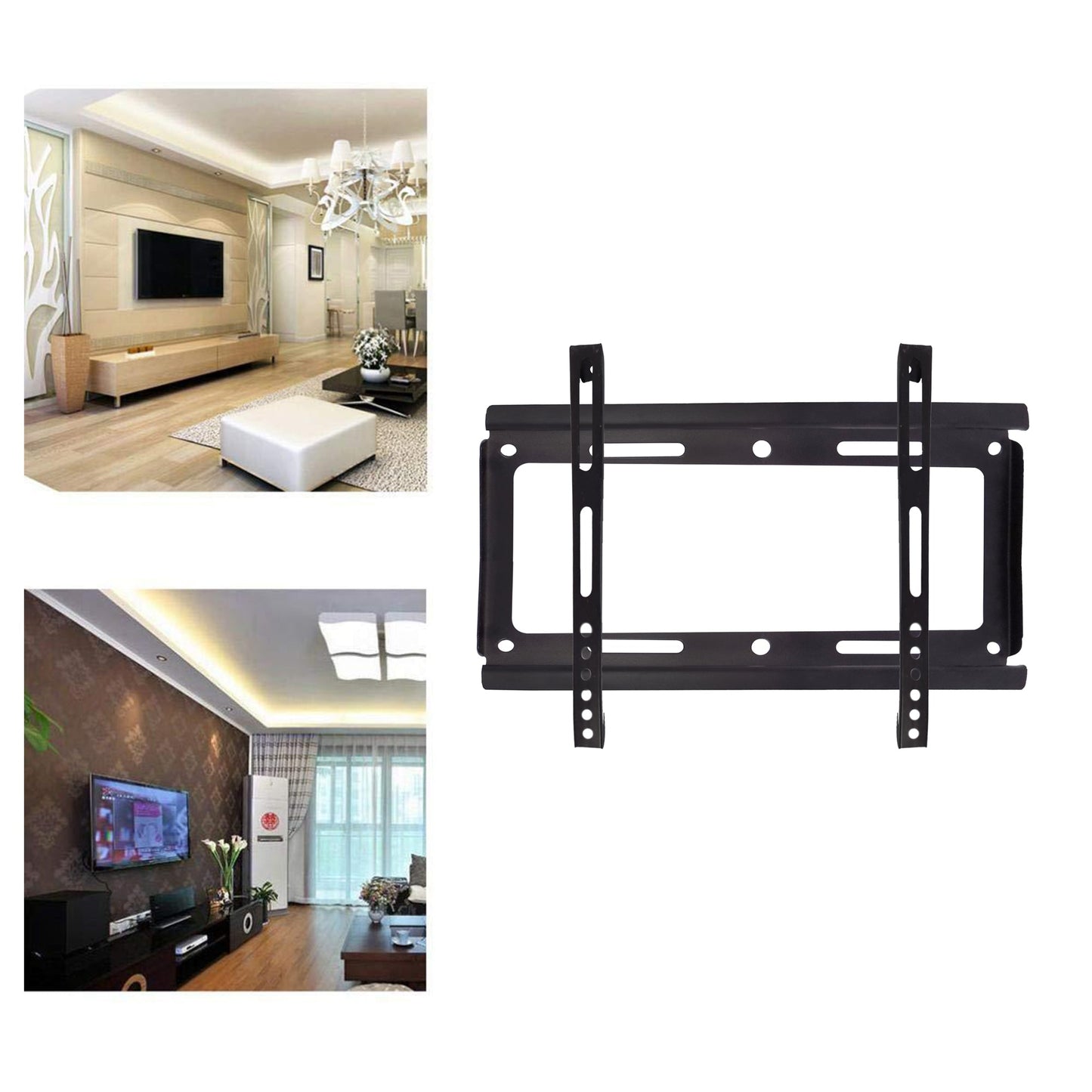 1536 Universal 14 to 42 Inch Fix LED, LCD TV Monitor Wall Mount Stand 