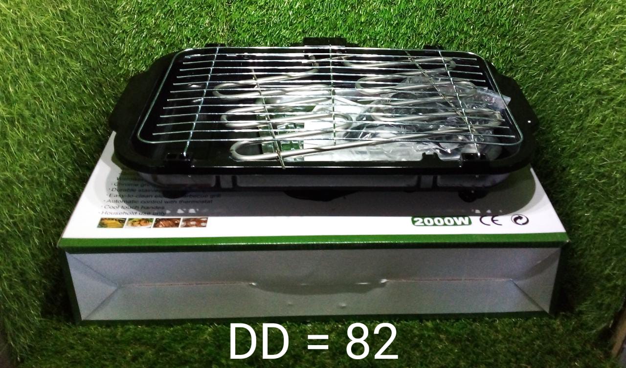 082 Smokeless Electric Indoor Barbecue Grill, 2000w 