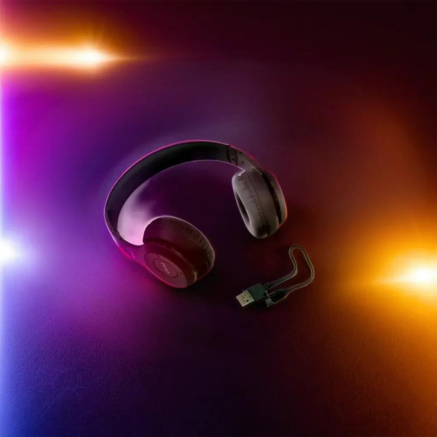 13052 Wireless Headphone Over The Head Bluetooth Headset Foldable Headband Hands-free with Calling Function (1 Pc)